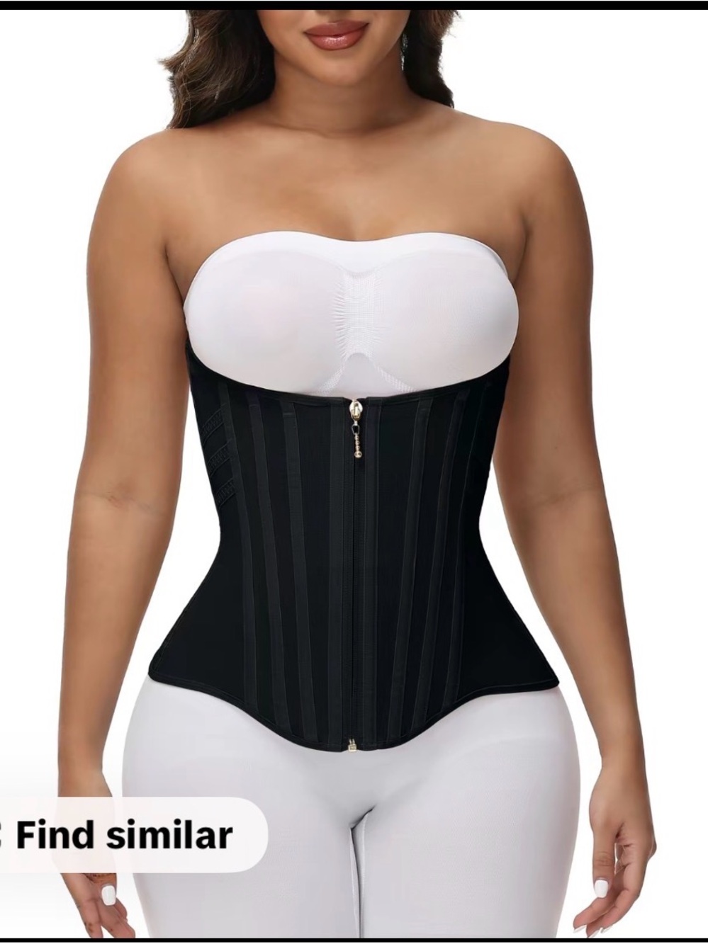 SHAPESHE women’s waist shapewear corset for sportworkout,Gym support,zip closure